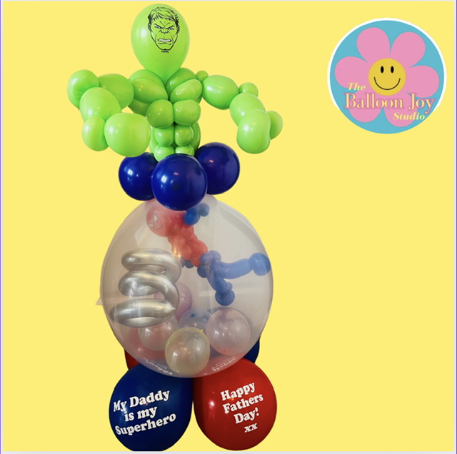 Superhero Fathers Day Balloon in Telford